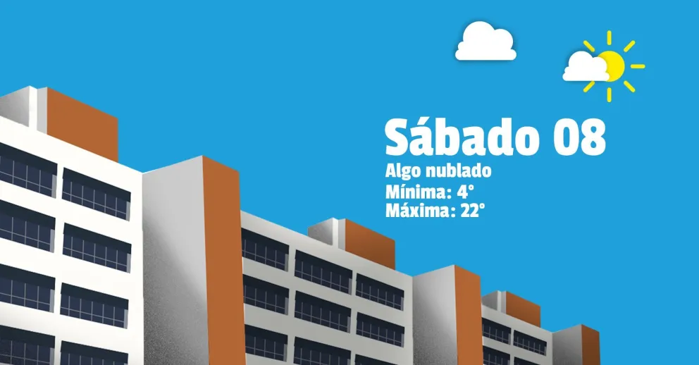 Sábado nublado y fresco por la mañana