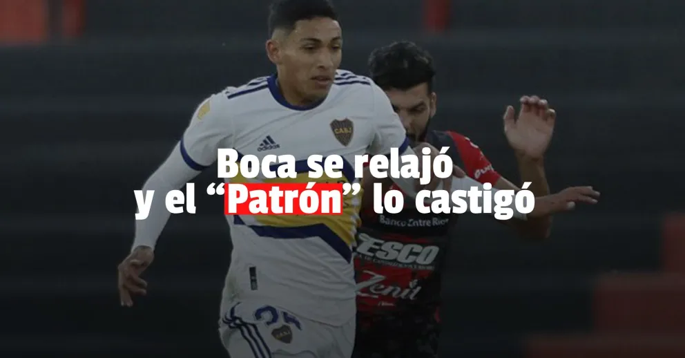 Boca no pegó una y perdió con Patronato