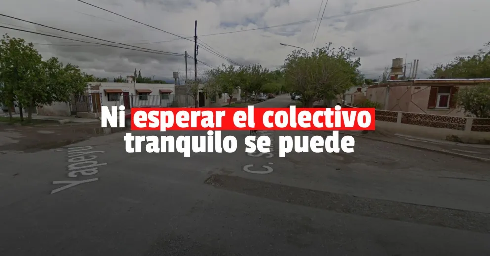 Estaba esperando el colectivo y fue atacada por motochorros