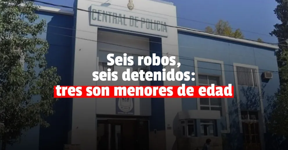 La policía logró esclarecer seis hechos ilícitos y detuvieron a varios delincuentes