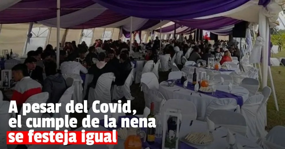 Un concejal de Tucumán celebró los 15 de su hija con más de 400 personas