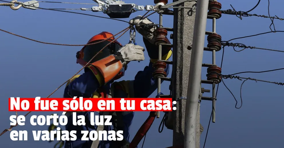 Un bajón de luz afectó a varios usuarios sanjuaninos