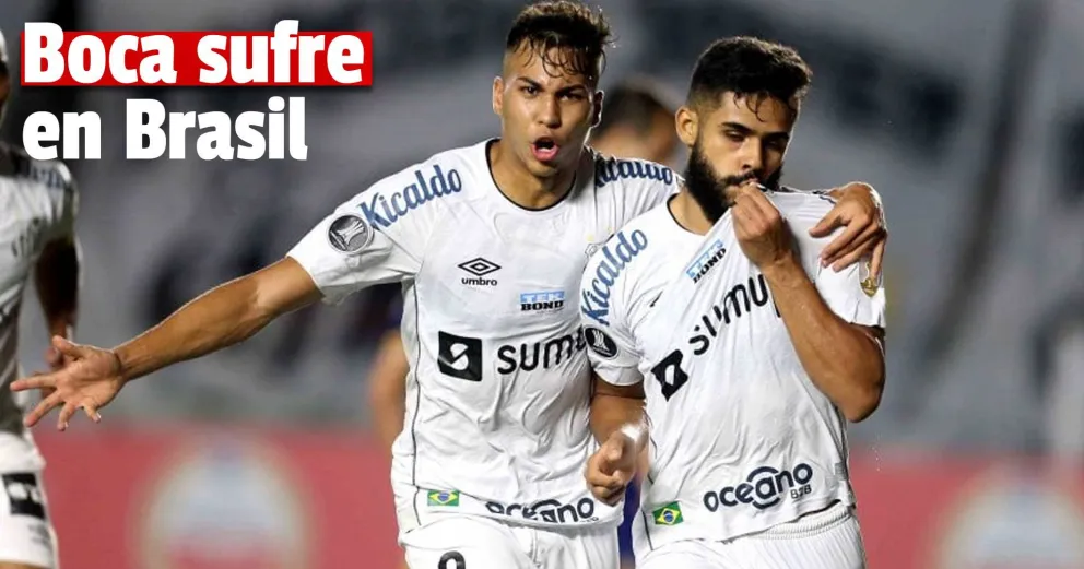 Santos le gana a Boca
