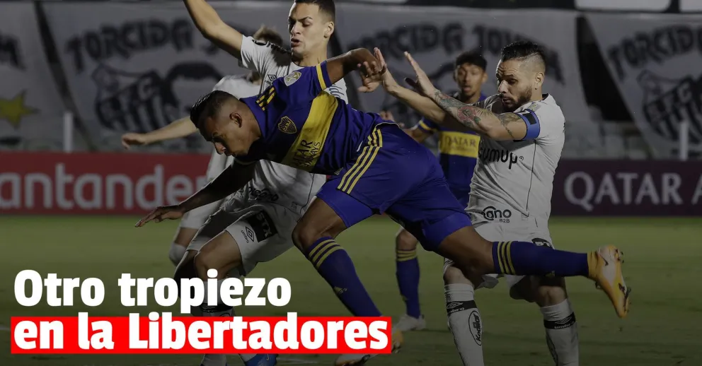 Boca perdió con Santos y hay preocupación antes del superclásico