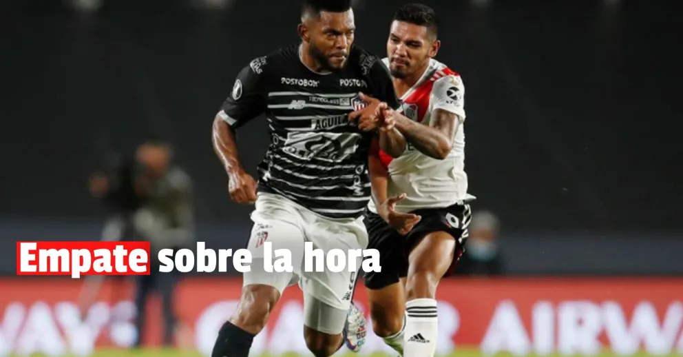 En medio de un clima hostil, River  empató ante Junior de Barranquilla por la Copa Libertadores