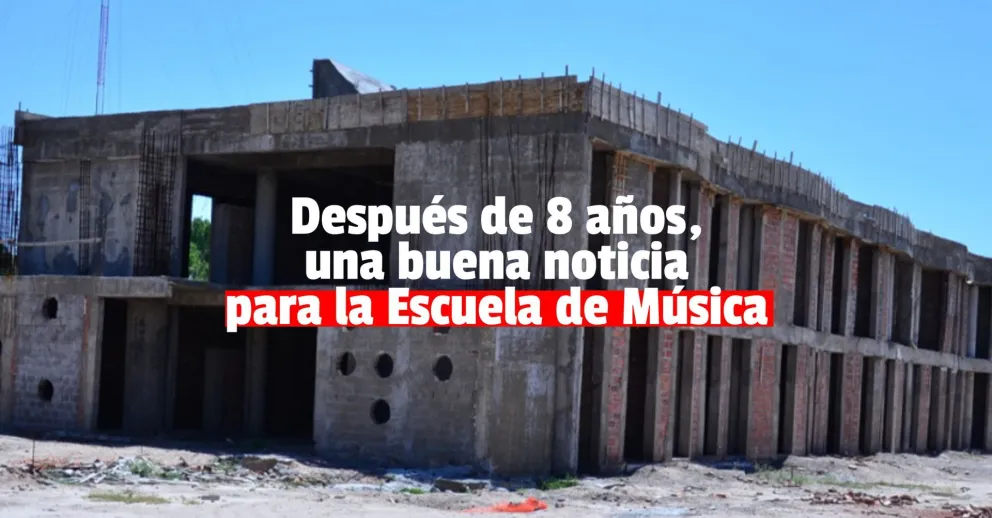 La próxima semana se hará la adjudicación por la obra de la Escuela de Música