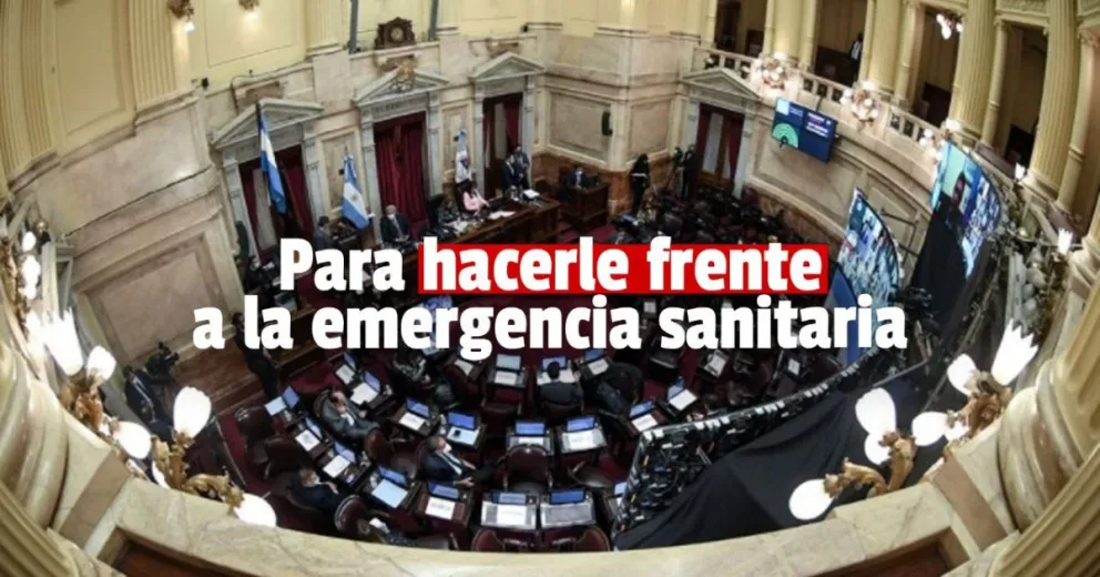 El Senado aprobó proyecto para que los fondos del FMI se destinen a la emergencia sanitaria