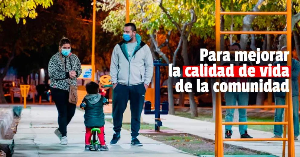 Santa Lucía cuenta con un nuevo playón deportivo y cultural