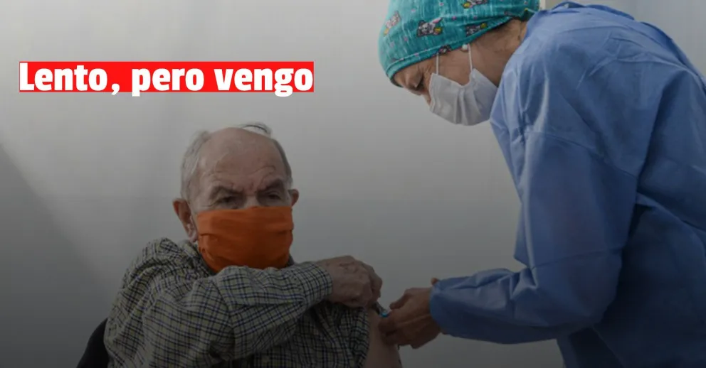 Coronavirus: solo se vacunó el 4% de los mayores de 80 con la primera dosis