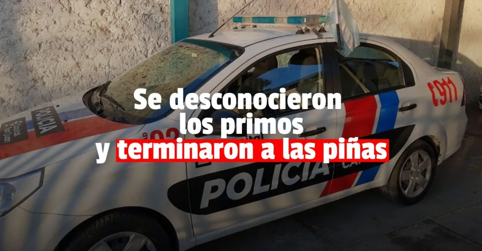 Una pelea entre primos terminó con dos detenidos