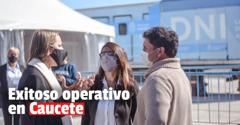 El camión fábrica realizó 1932 DNI en Caucete