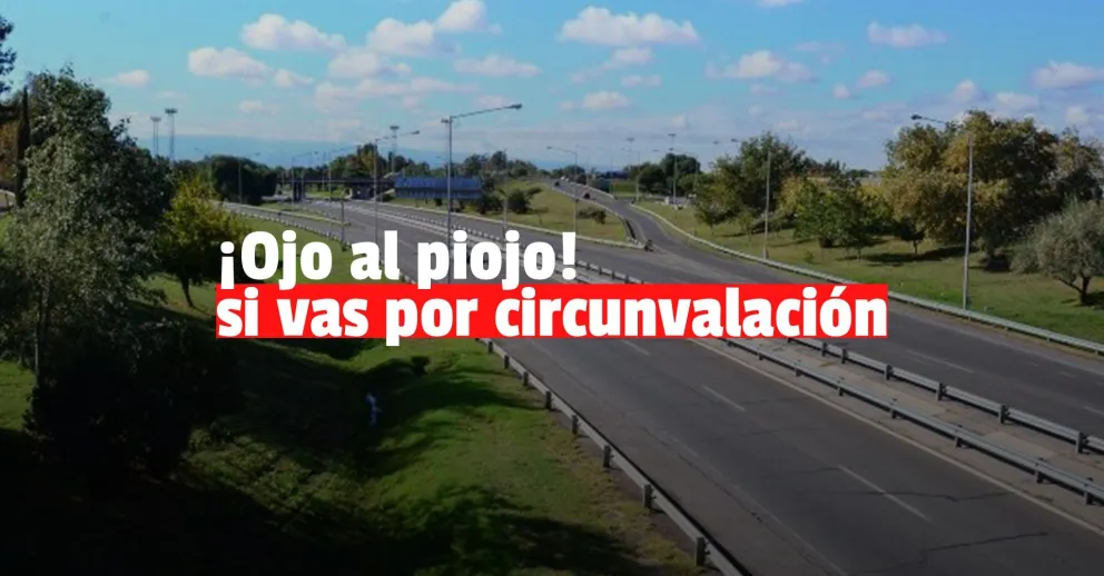 Por tareas de bacheo y fresado no se podrá circular por un tramo de Avenida Circunvalación