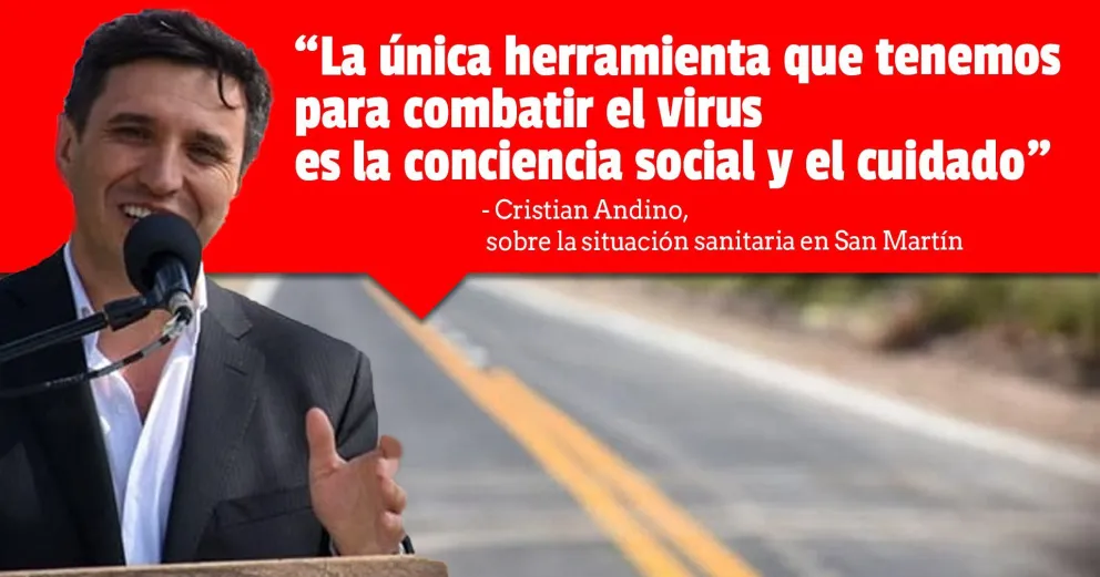 Cristian Andino preocupado por la situación sanitaria del departamento