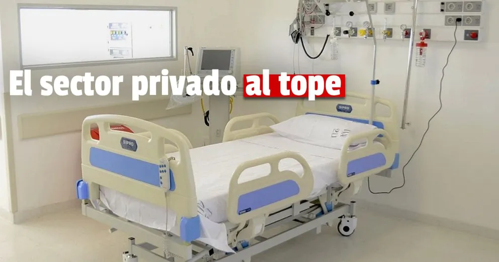 Coronavirus: solo quedan dos camas UTI en el sector privado