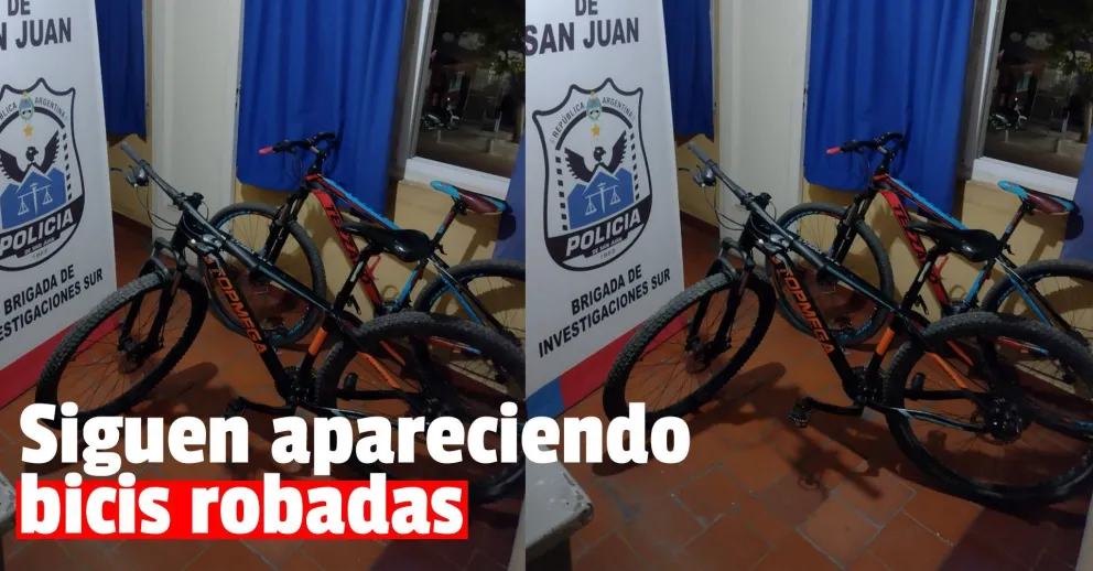 Luego de detener a un ladrón de bicicletas, siguen encontrando rodados con denuncias