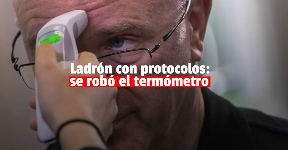 Entró a robar a una escuela y se llevó el termómetro