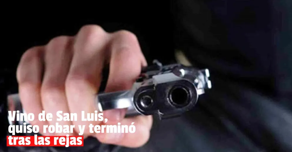 Un delincuente intentó ingresar en una casa a punta de un revólver