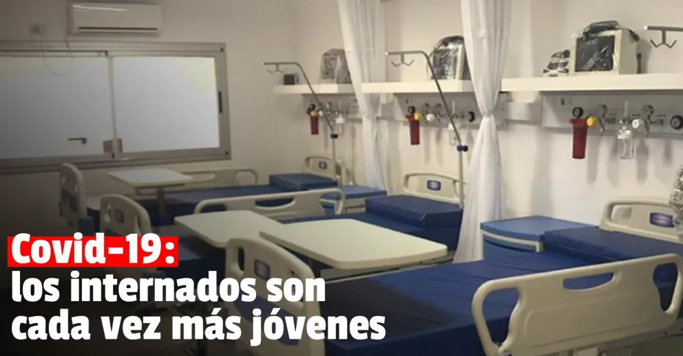 Covid-19: la edad de los internados en terapia intensiva disminuyó 10 años respecto al 2020