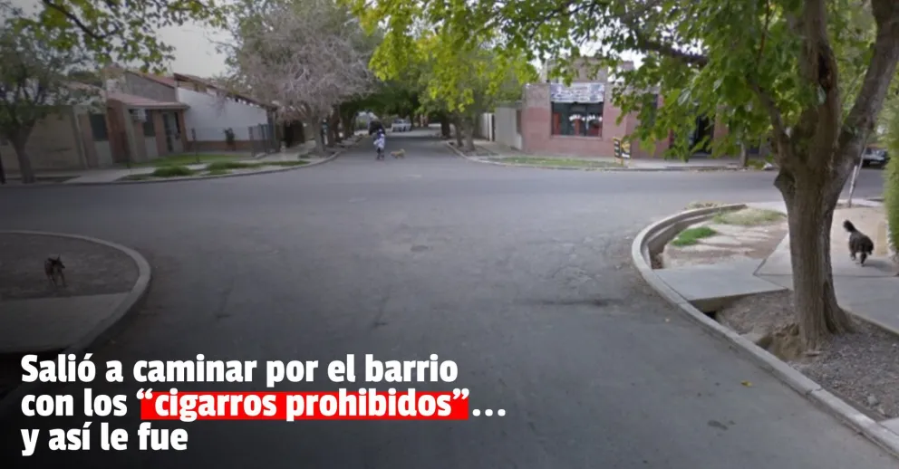 Salió a “pasear” y terminó en un calabozo