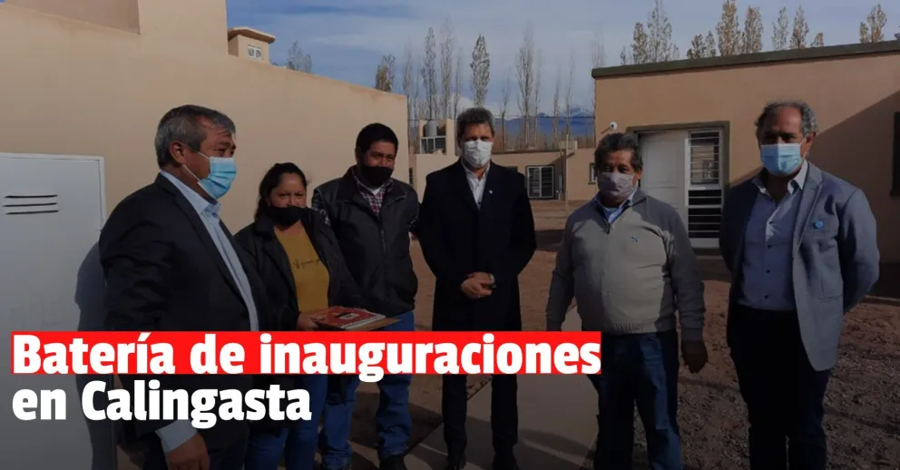 Se entregaron 45 viviendas para las familias de Calingasta