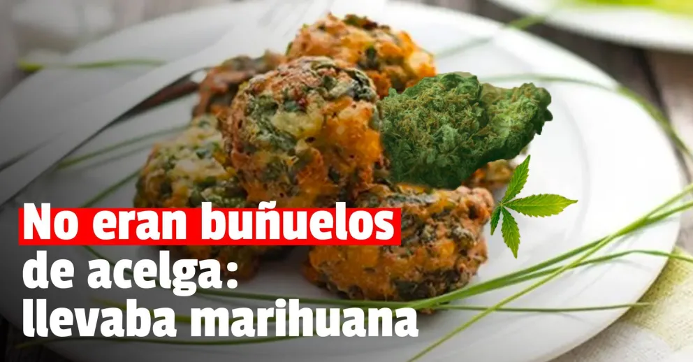 Lo entrevistó la policía y le encontraron varios cogollos de marihuana
