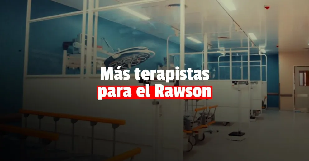 El Hospital Rawson sumó más terapistas para la atención de adultos