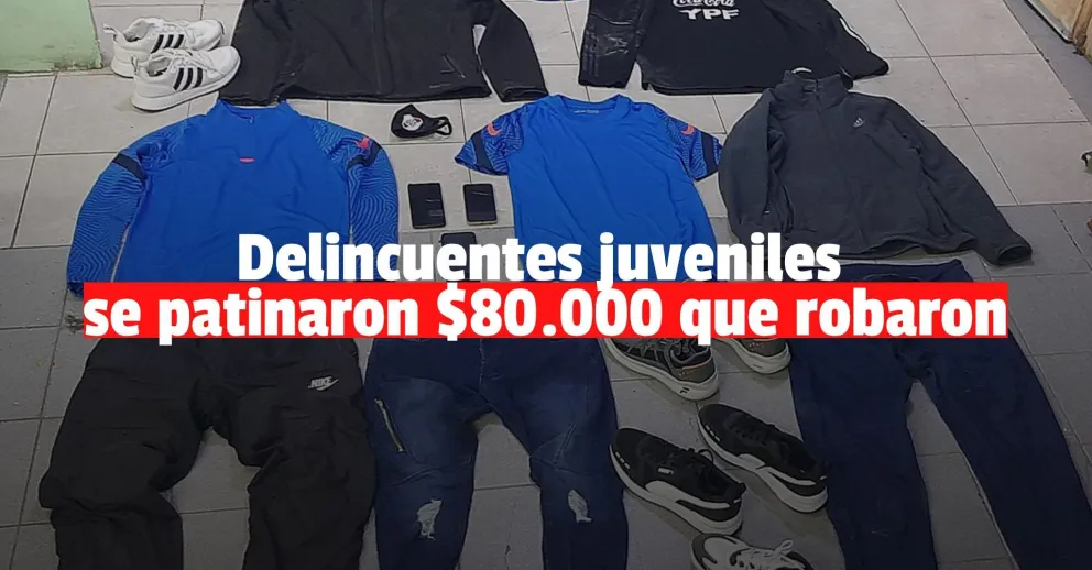 Se robaron una bicicleta, $100.000 y un celular: tres menores detenidos