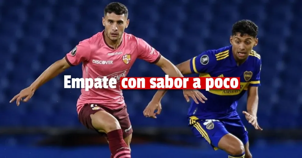 Boca iguala 0 a 0 con Barcelona de Ecuador por la Copa Libertadores