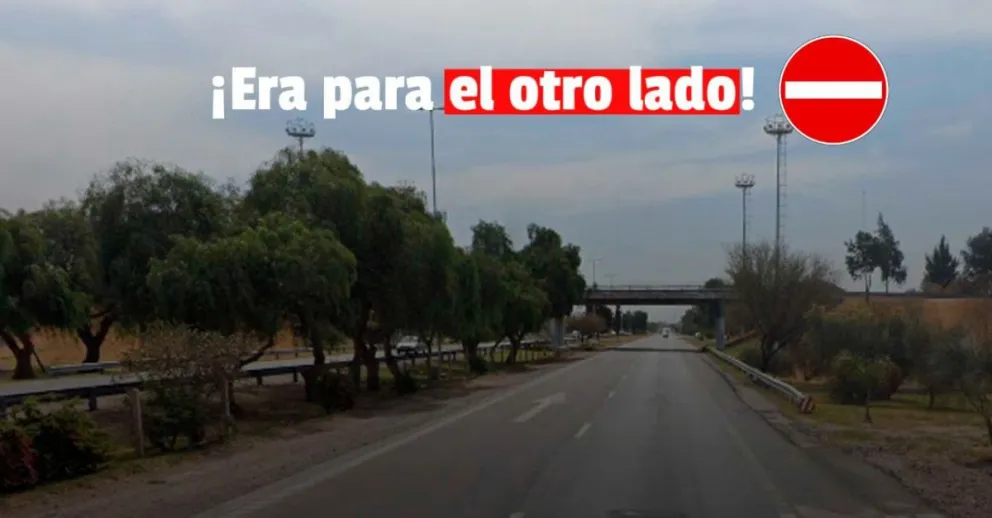 No tenía carnet de conducir y circulaba en contramano por plena Ruta 40