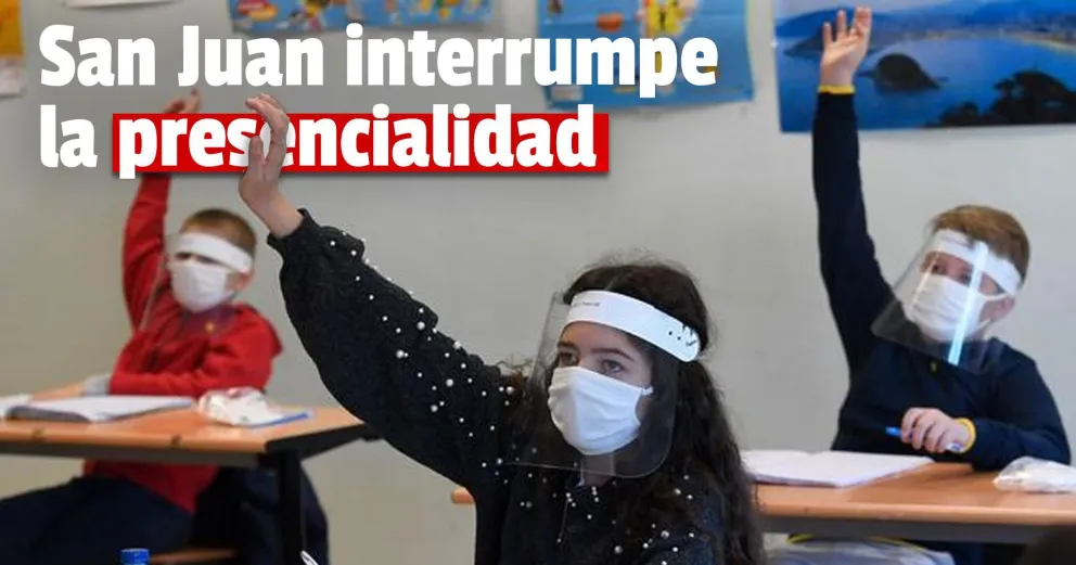 Se suspende la presencialidad en San Juan por el confinamiento estricto y vuelven las clases virtuales