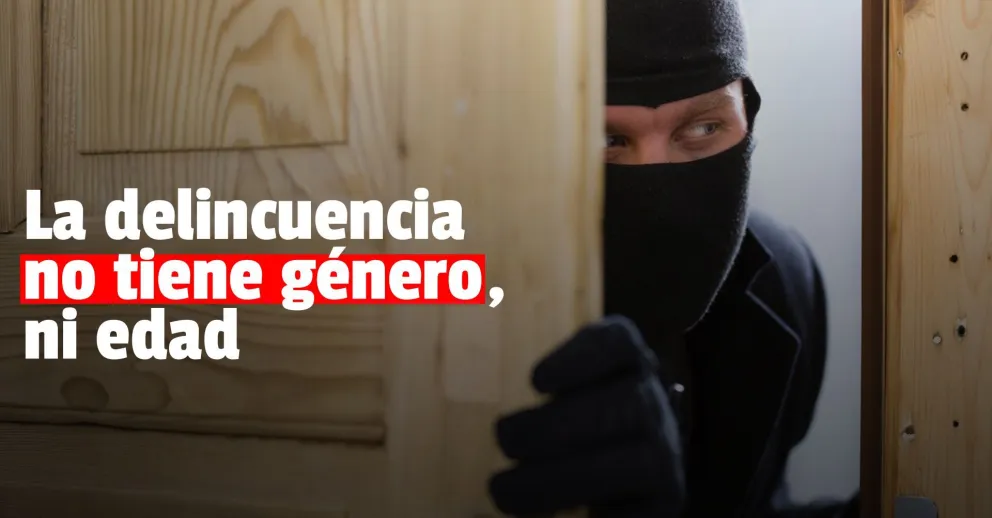 Llegó a la casa y vio como salían dos ladrones tras cometer un robo