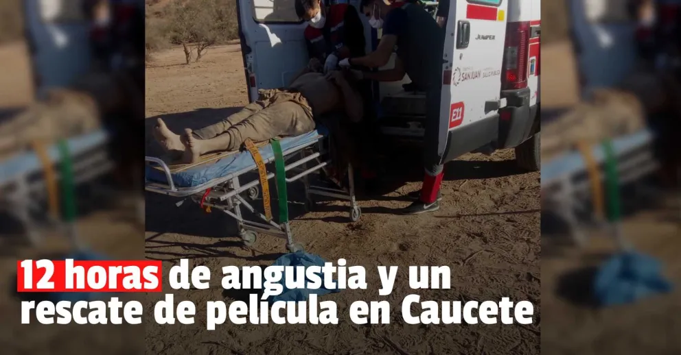 Intentó rescatar a su perro de un pozo pero terminó atrapado más de 12 horas