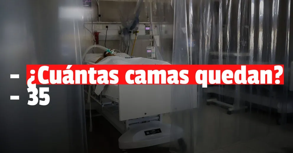 Coronavirus: están ocupadas el 84,5% de las camas UTI en San Juan
