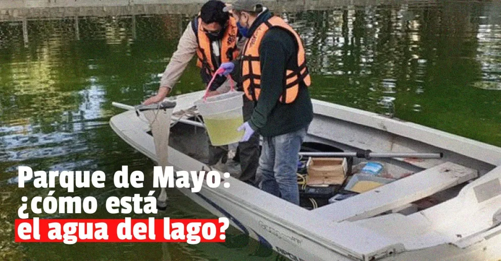 Realizan monitoreos en el lago del Parque