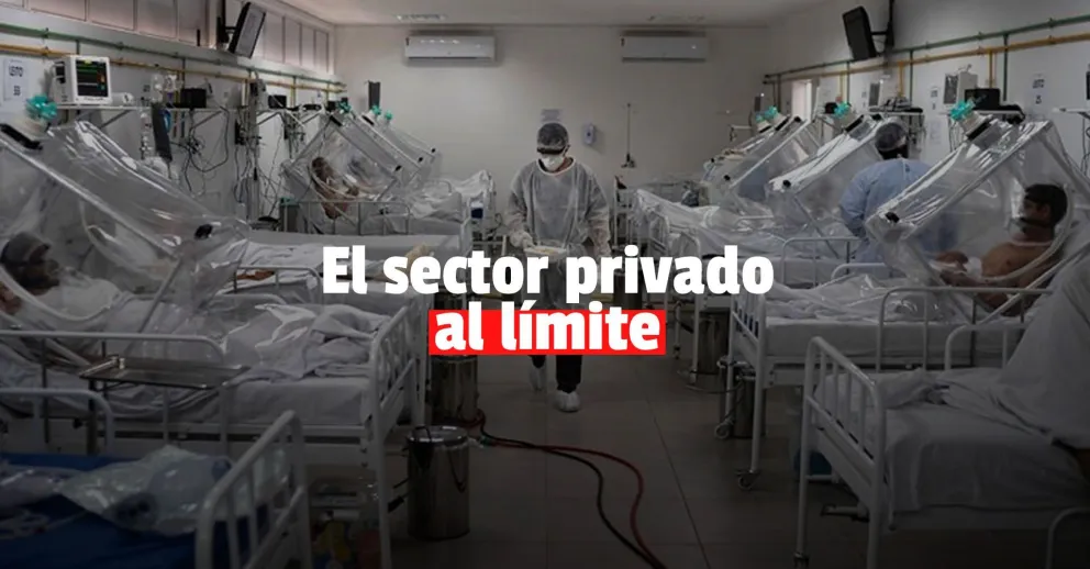 El sector privado tiene una ocupación de camas UTI del 93,6 %