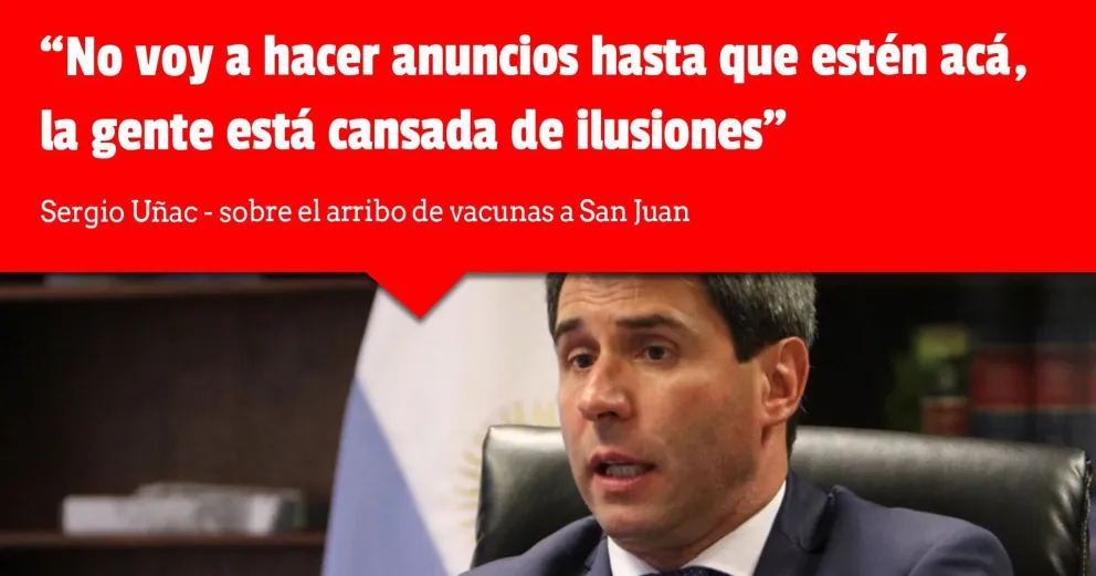Segio Uñac habló sobre la situación sanitaria y las medidas: “Hay que encontrar un equilibrio, es lo más delicado"