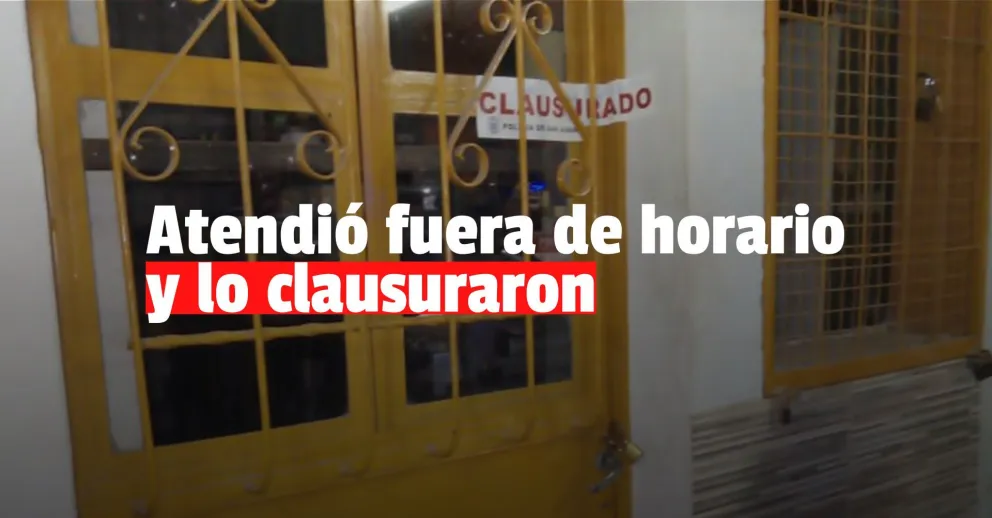 Clausuraron un maxikiosco por atender al público en horario no permitido