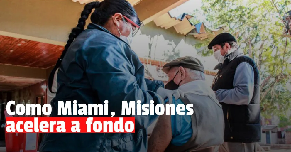 Misiones: inició una vacunación sorpresa a mayores de 40 años sin enfermedades