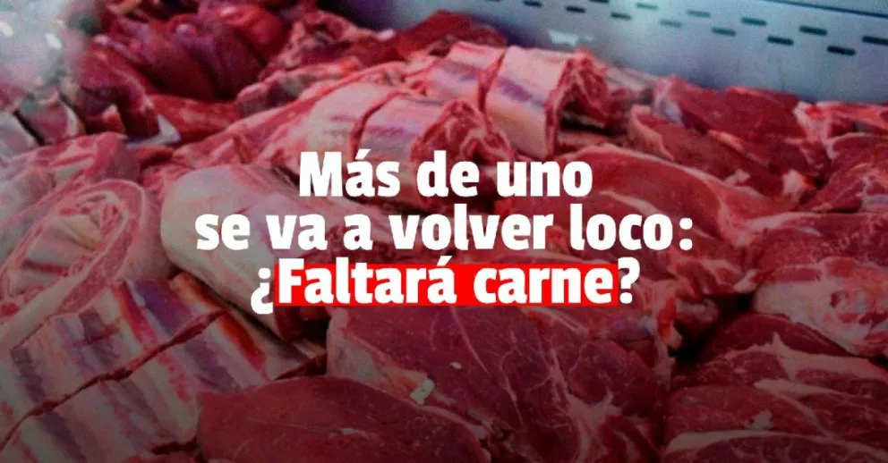 Advierten que podría faltar carne para la próxima semana