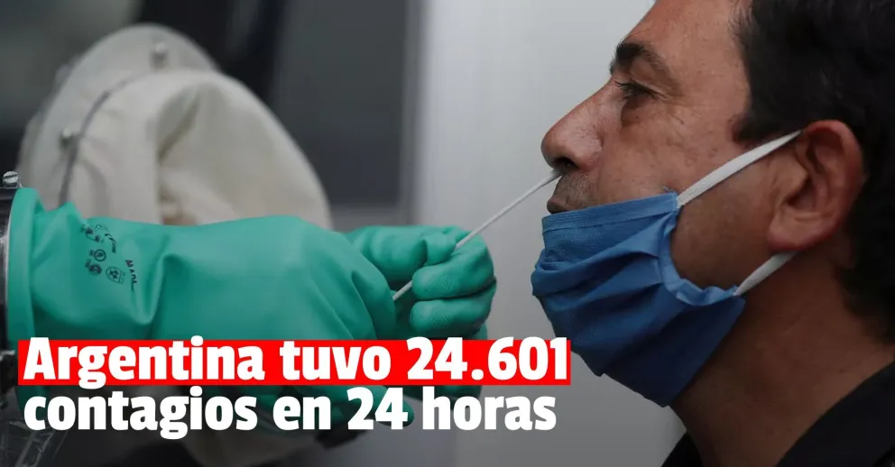 Coronavirus en Argentina: confirmaron 24.601 casos nuevos en 24 horas