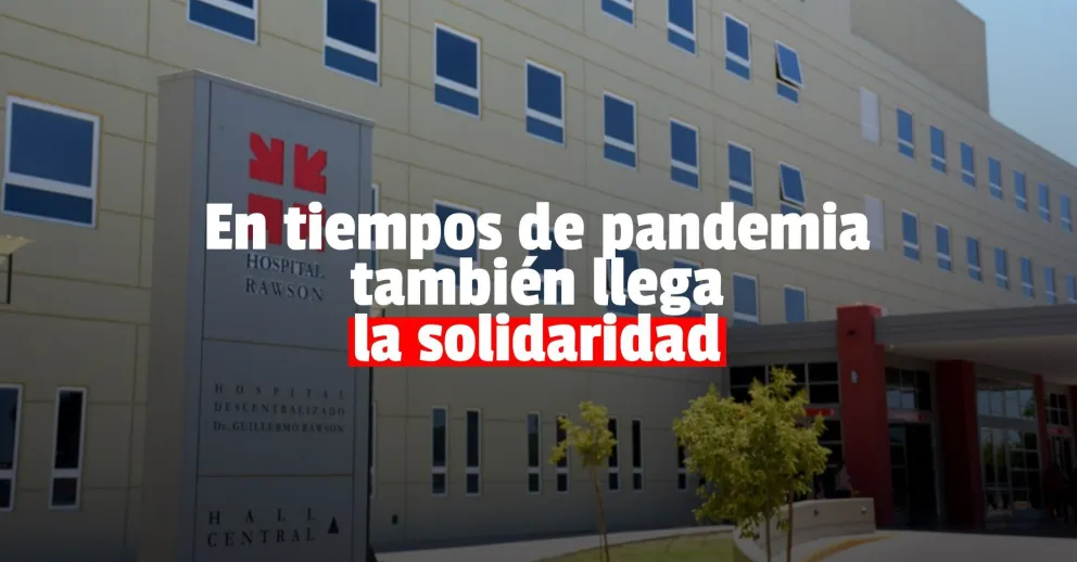 Una doctora realiza una colecta para la maternidad del Hospital Rawson