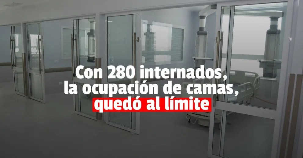 Aumentó el número de personas internadas en la provincia