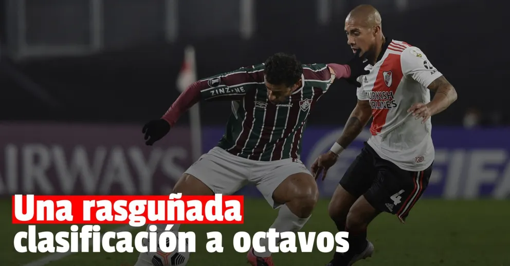 River perdió con Fluminense pero pasó a octavos
