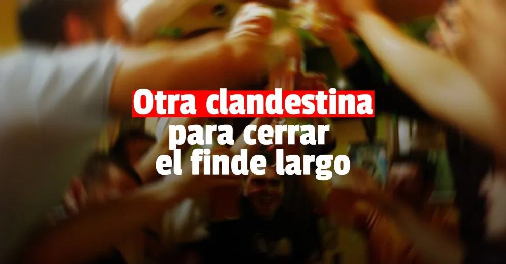 Desbarataron una fiesta clandestina en Villa Krause