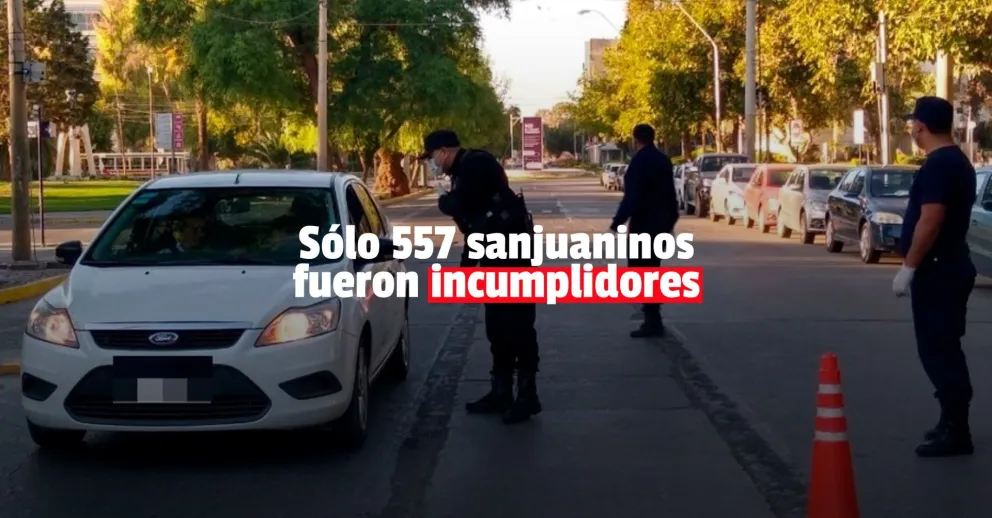 Desde el comienzo del confinamiento, el 90% de los sanjuaninos acató las medidas restrictivas