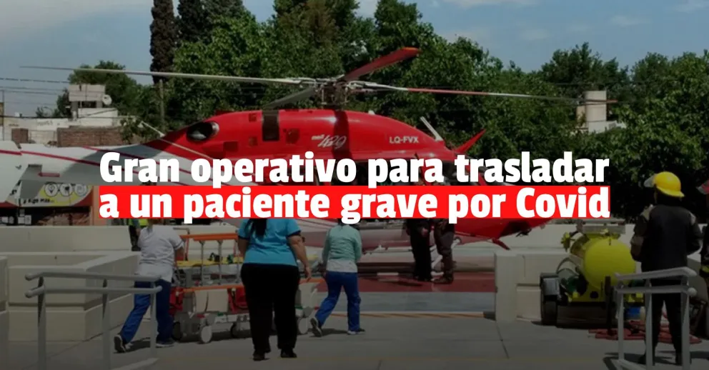 Coronavirus: trasladaron de urgencia a un jachallero al Hospital Rawson para ser asistido
