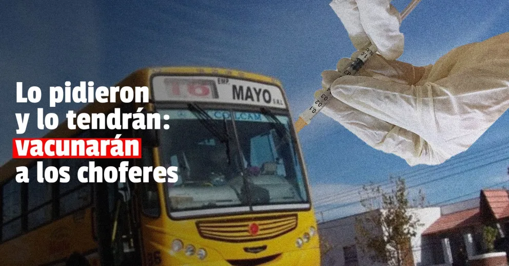 Darán prioridad a los trabajadores del transporte público para la vacuna contra el Covid-19