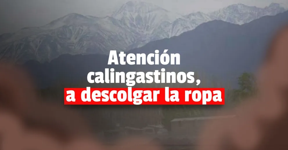 Emitieron una alerta por viento Zonda en Calingasta