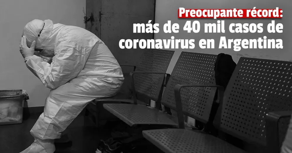 Este jueves se registraron 41.080 nuevos contagios en el país