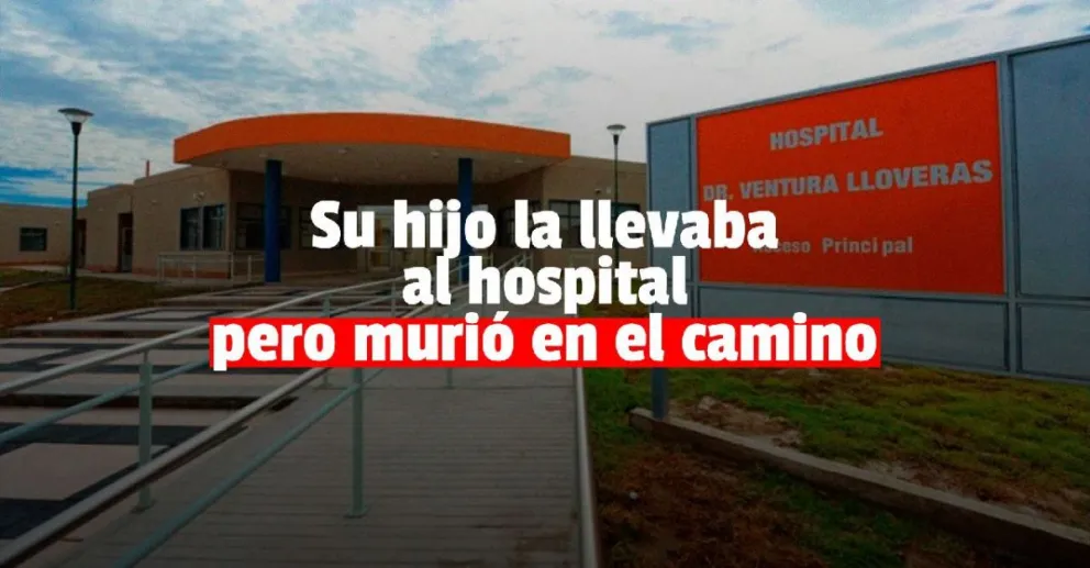 Un joven llegó al hospital con su madre fallecida